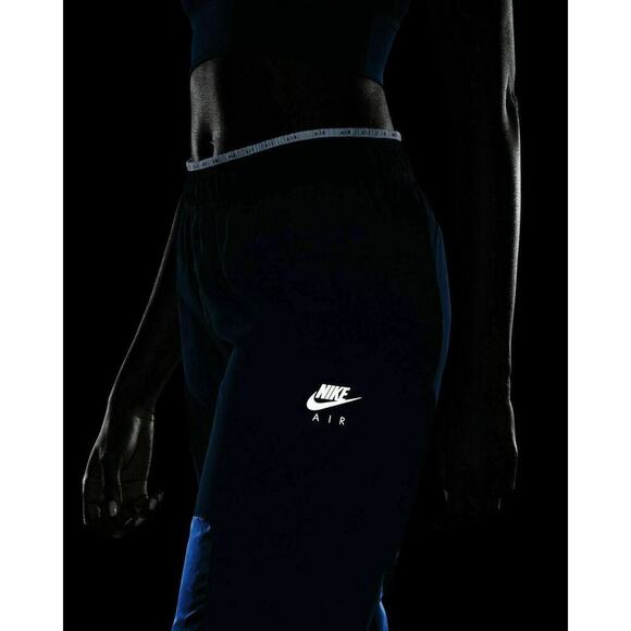 New Nike Air Running Pants Joggers Valerian Blue Reflective Women's Small - Picture 2 of 12